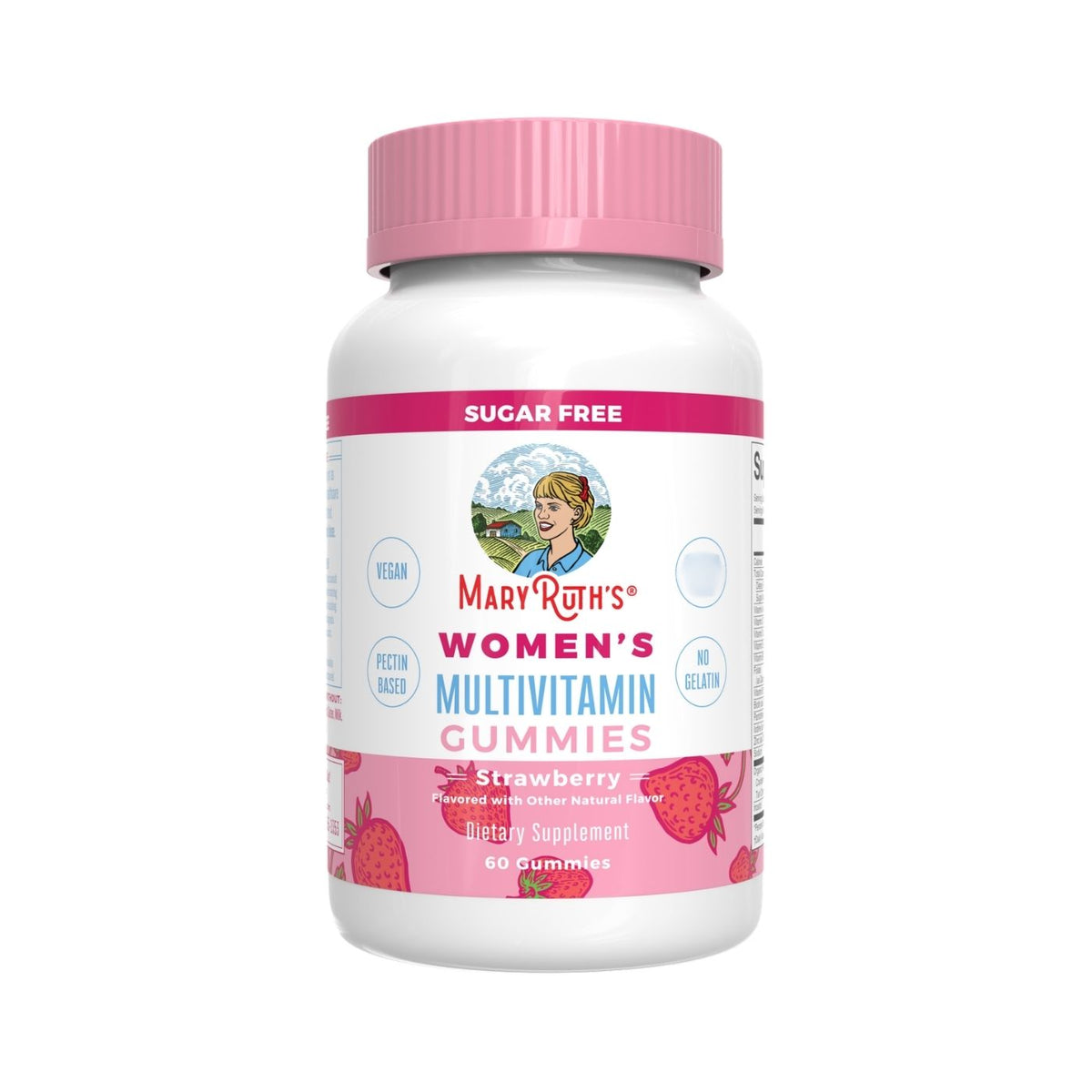 Women’s Multivitamin Gummies Strawberry 60 pcs - MaryRuth’s