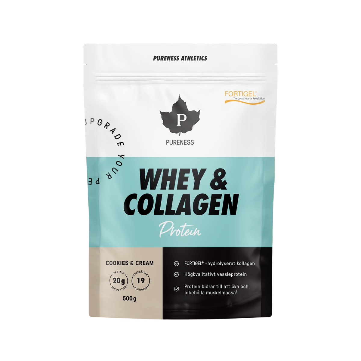 Athletics Whey & Collagen Cookies & Cream 500 g - Pureness