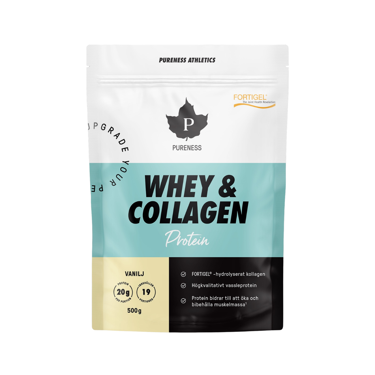 Athletics Whey & Collagen Vanilla 500 g - Pureness