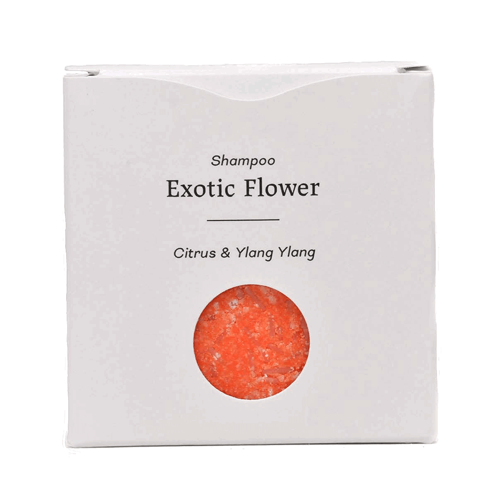 Grön Lycka - Exotic Flower Schampo för hår som blir fett fort