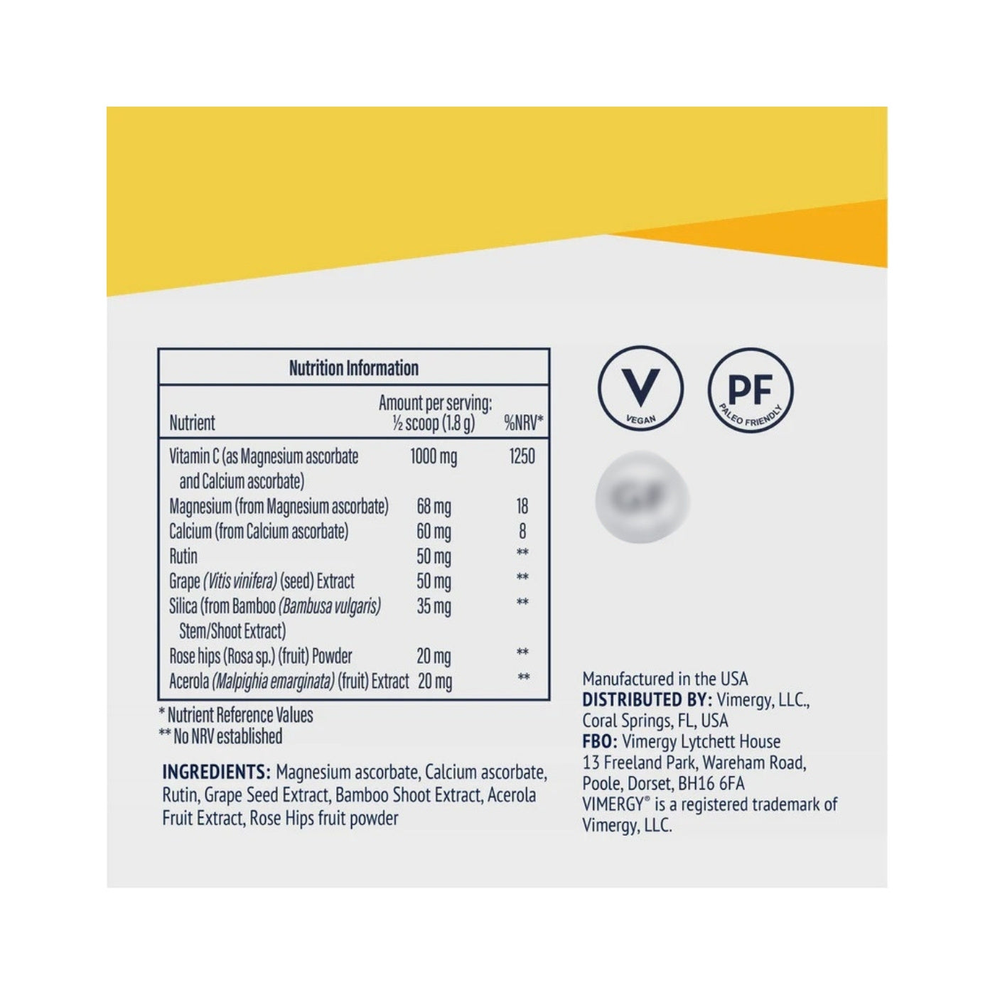 Vimergy Micro C Powder - Vitamin C Powder