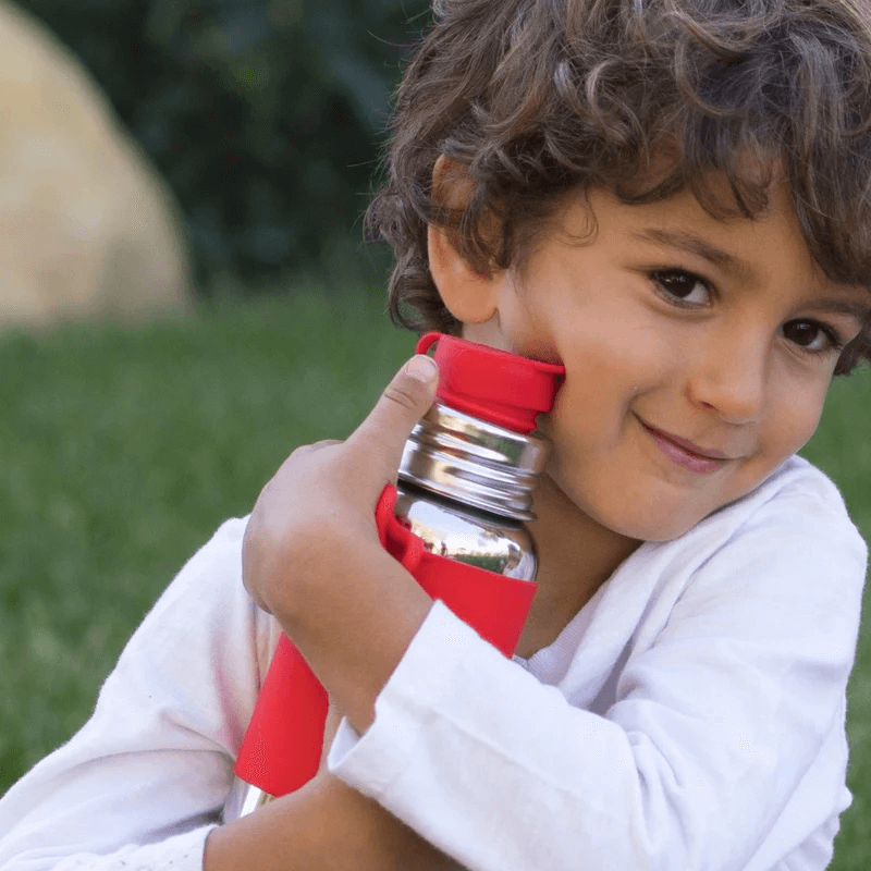 Pura - Sport Water Bottle Stainless Steel with Silicone Sleeve 550 ml, Mint