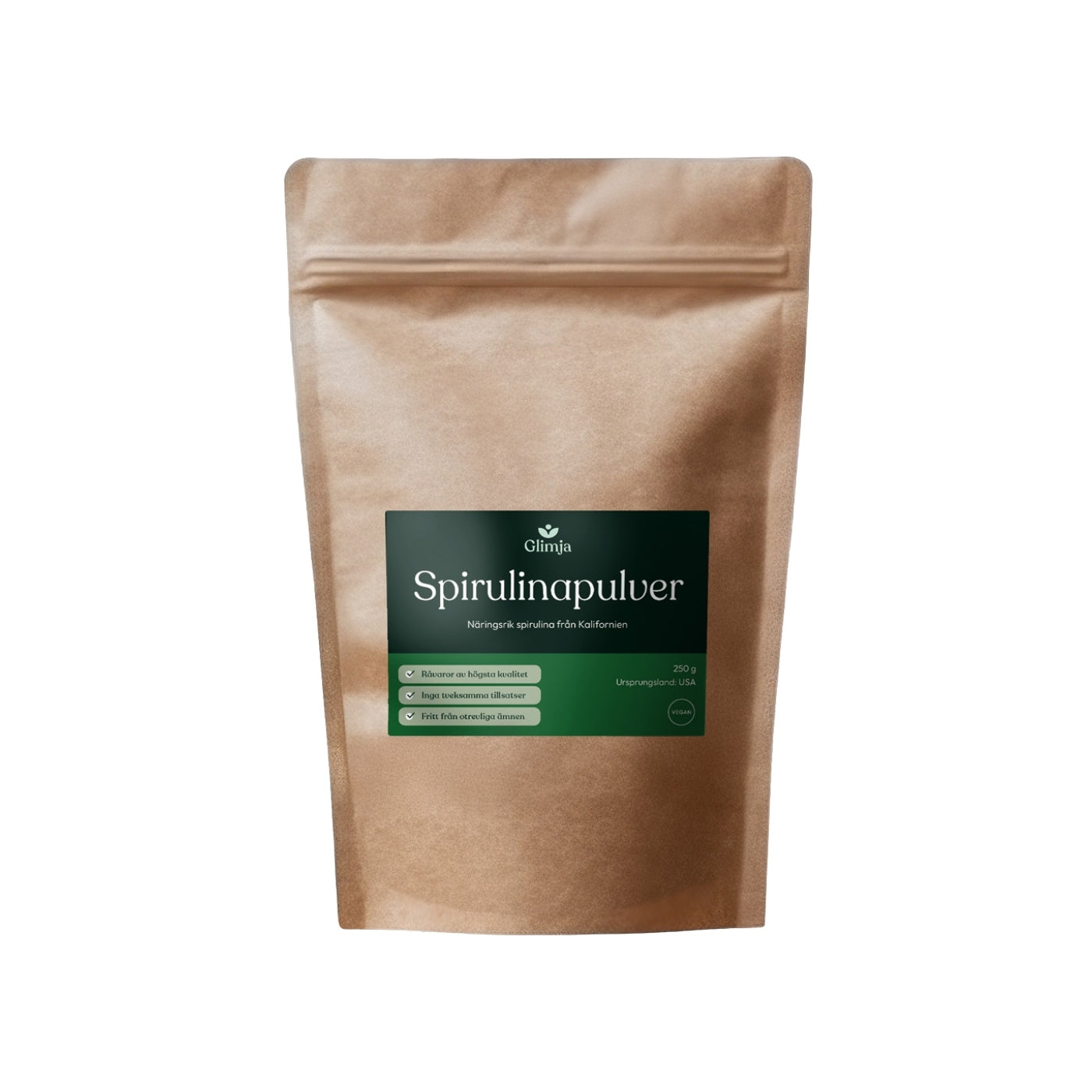 Glimja Spirulina Powder from USA, 250g