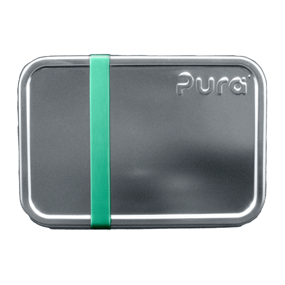 Pura - Lunch Container Stainless Steel Divided - Large