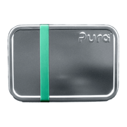 Pura - Lunch Container Stainless Steel Divided - Large