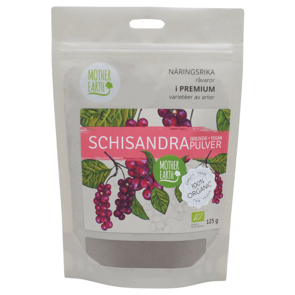 Organic Schisandra Powder 125 grams