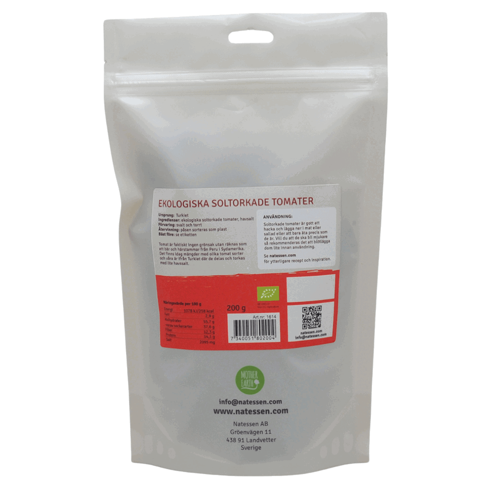 Organic Sun-Dried Tomatoes 200 grams