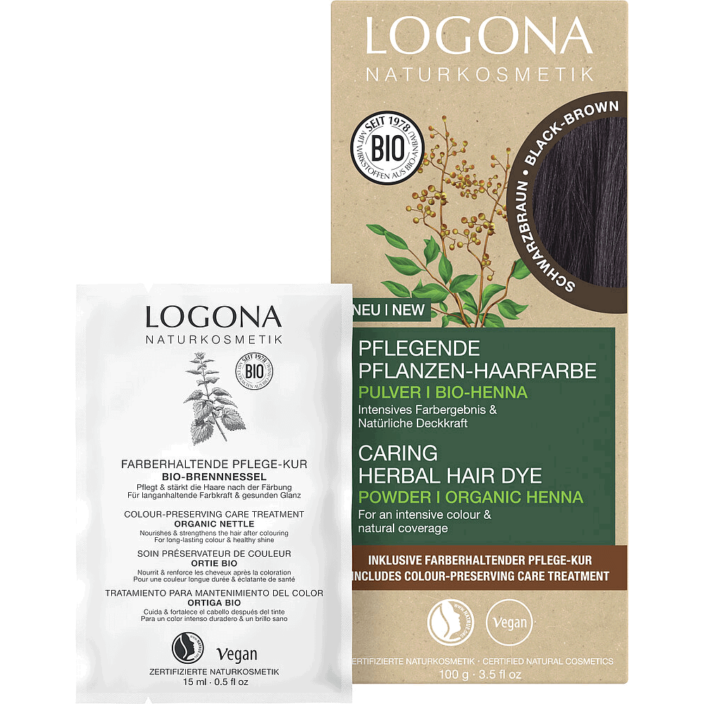 Logona Herbal Hair Color Black Brown