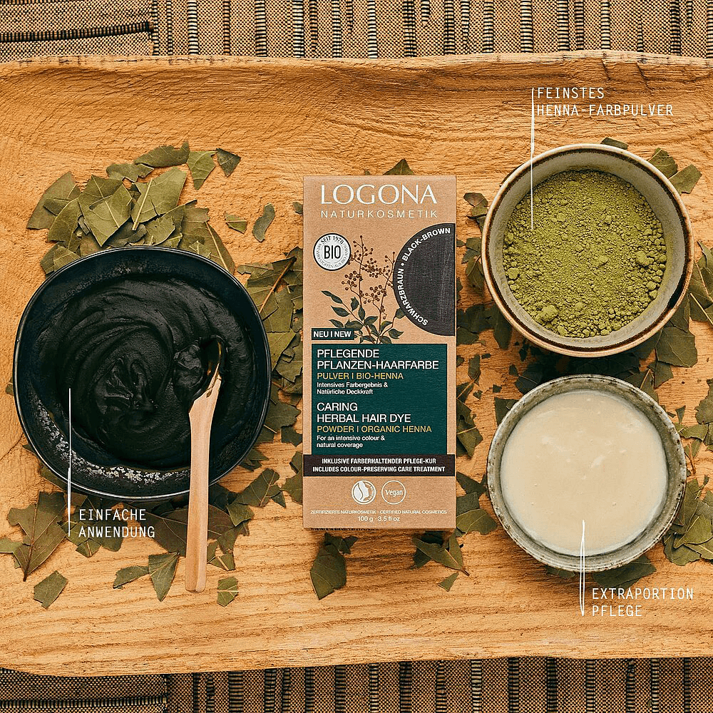 Logona Herbal Hair Color Black Brown