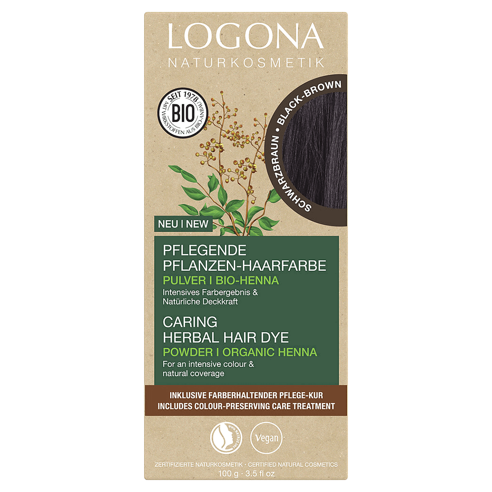 Logona Herbal Hair Color Black Brown