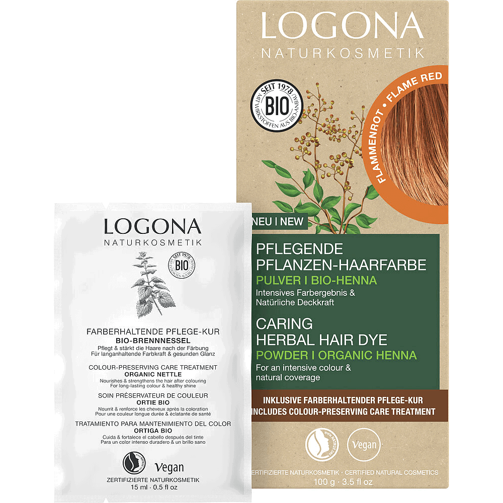 Logona Herbal Hair Color Flame Red