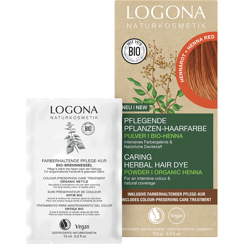 Logona Herbal Hair Color Henna Red