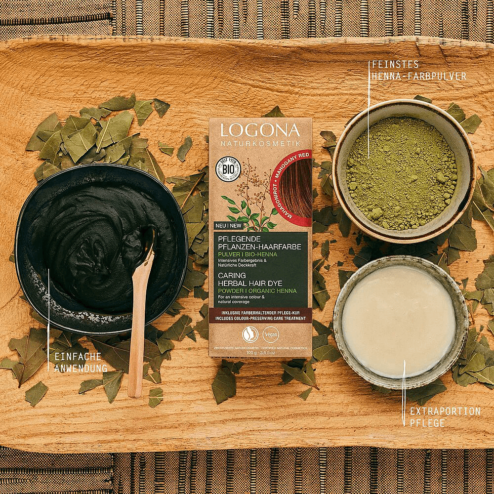 Logona Herbal Hair Color Mahogany Red