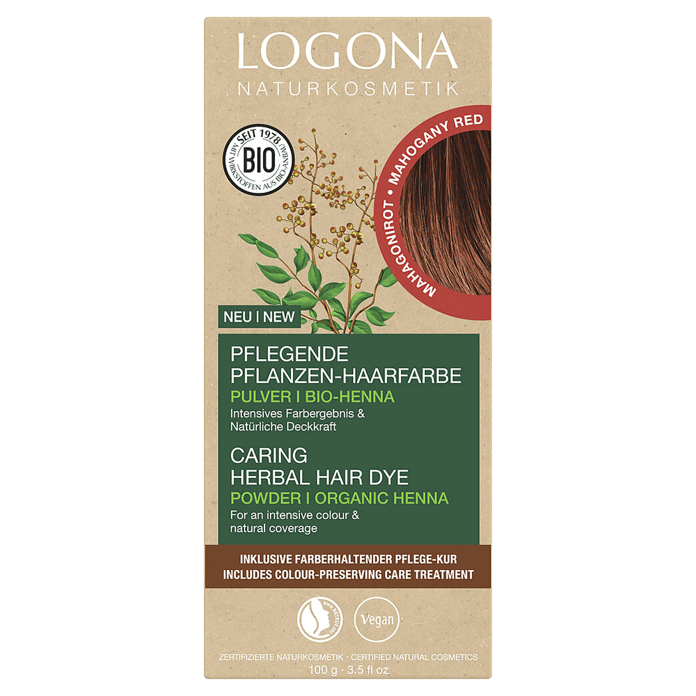 Logona Herbal Hair Color Mahogany Red