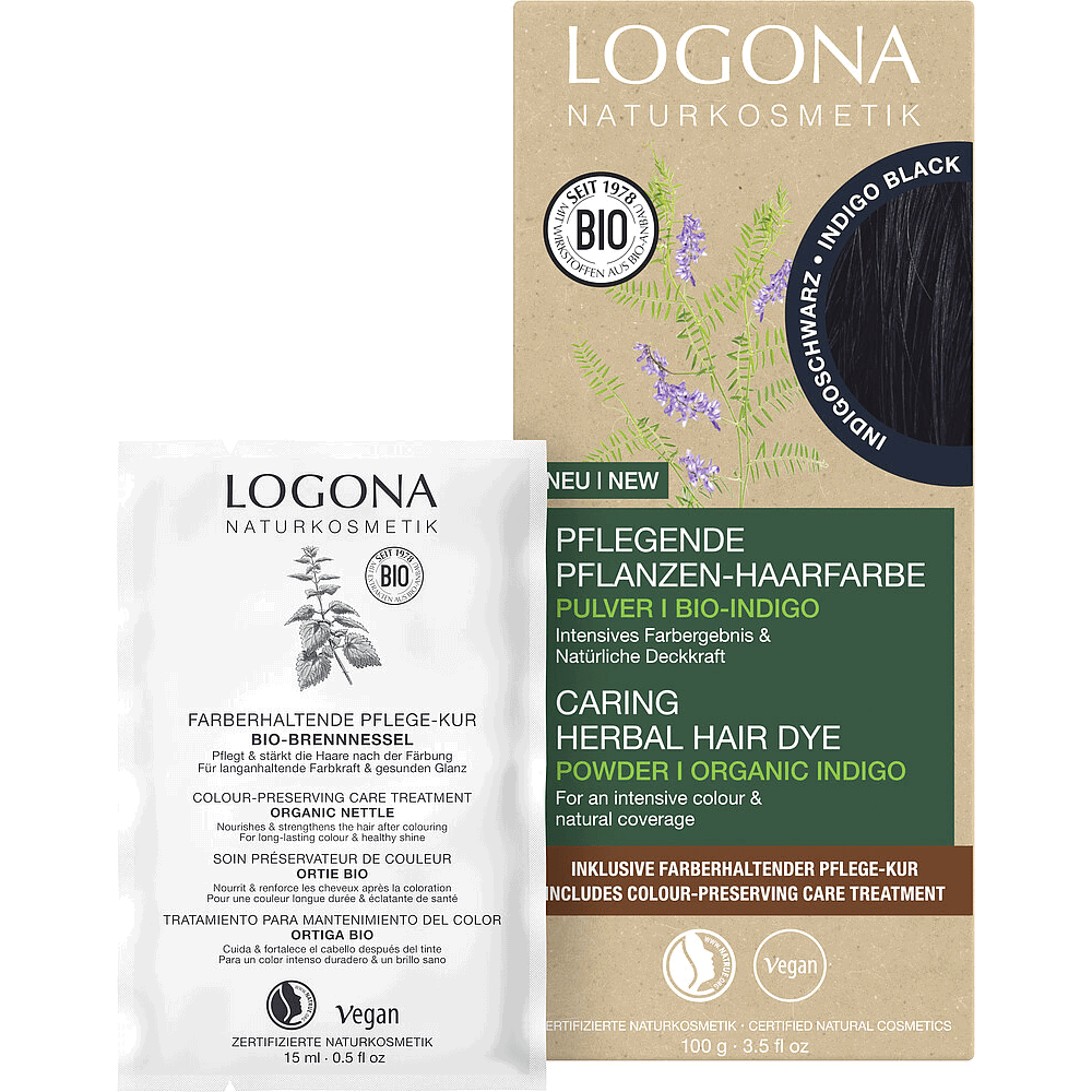 Logona Herbal Hair Color Indigo Black