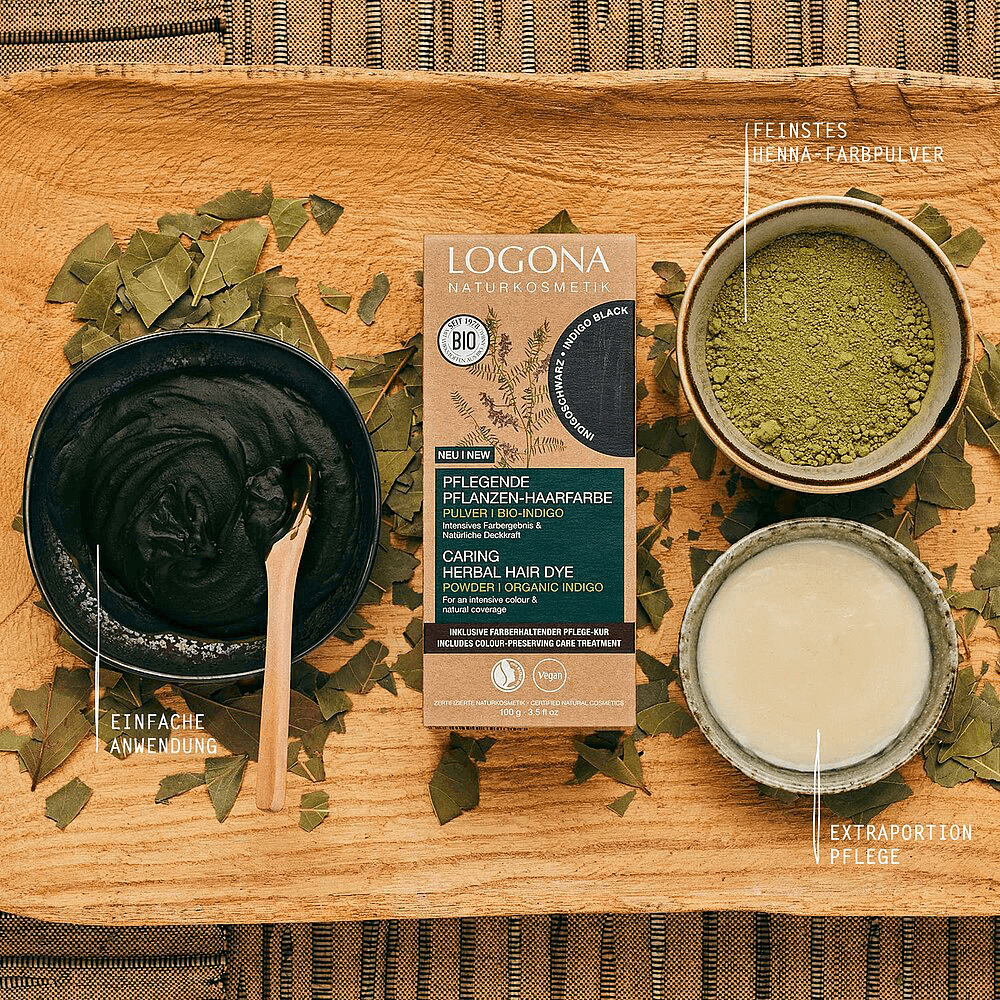 Logona Herbal Hair Color Indigo Black