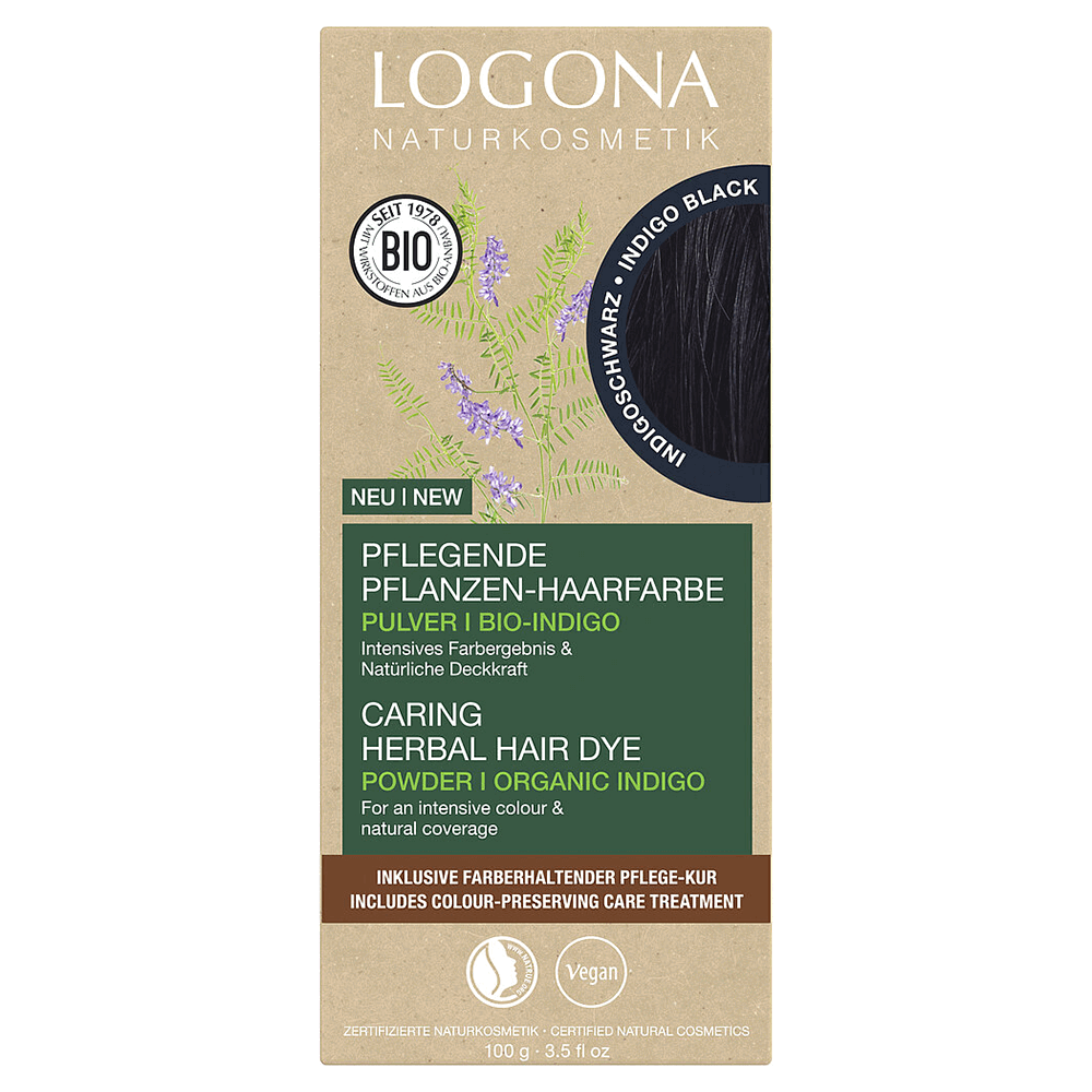 Logona Herbal Hair Color Indigo Black