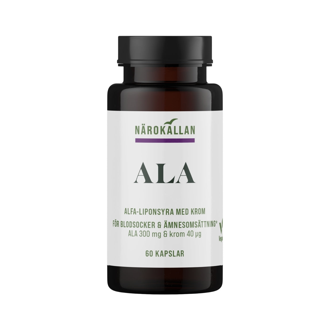 Närokällan ALA / Alfa-liponsyre, 60 kapsler