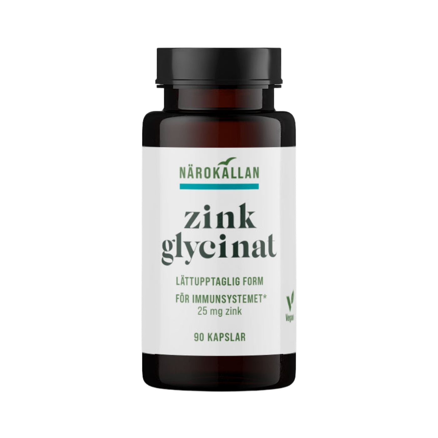 Närokällan Zinkglycinat, 90 kapslar