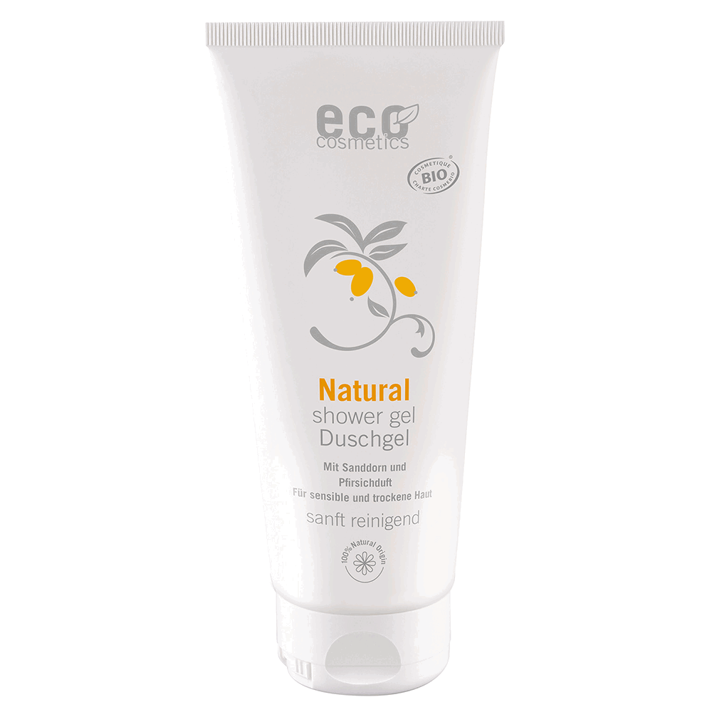 Eco Cosmetics - Shower Gel Sea Buckthorn & Peach, 200 ml