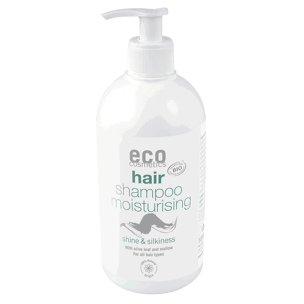 Eco Cosmetics - Shampoo Moisturising Olive Leaf & Mallow, 500 ml