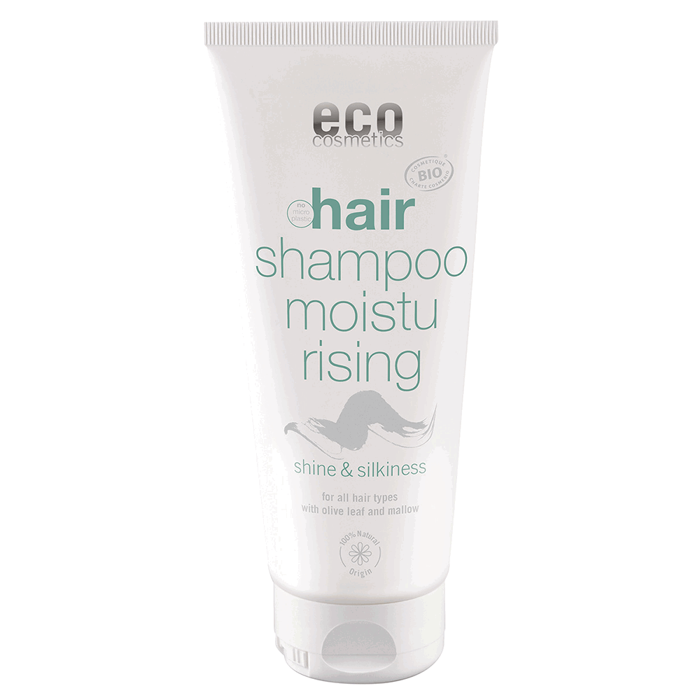 Eco Cosmetics - Shampoo Moisturising Olive Leaf & Mallow, 200 ml