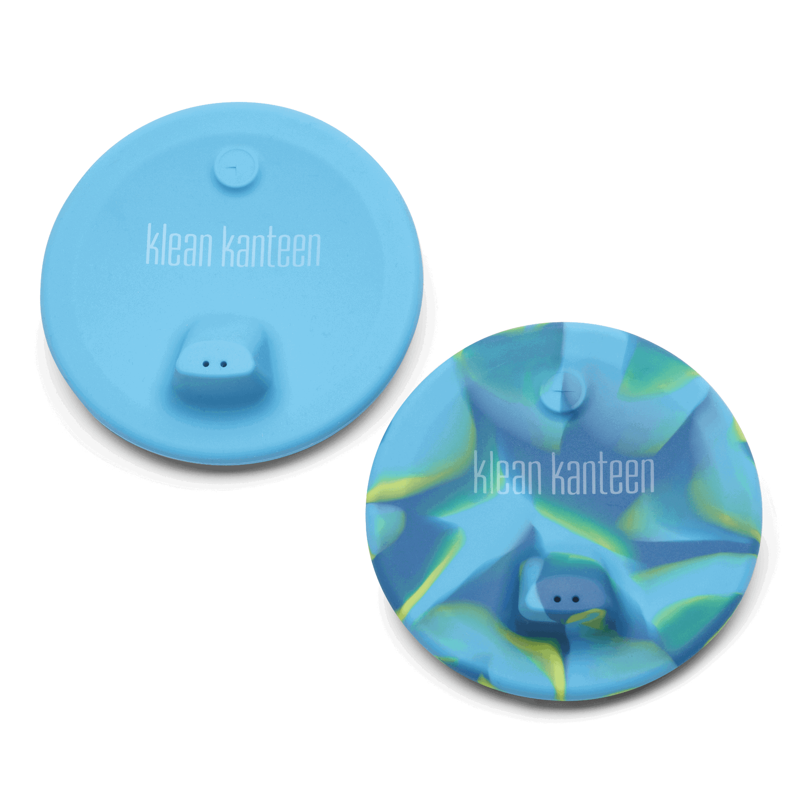 Klean Kanteen - Kids Cup Sippy Lid, Blue Tie Dye - 2-pack