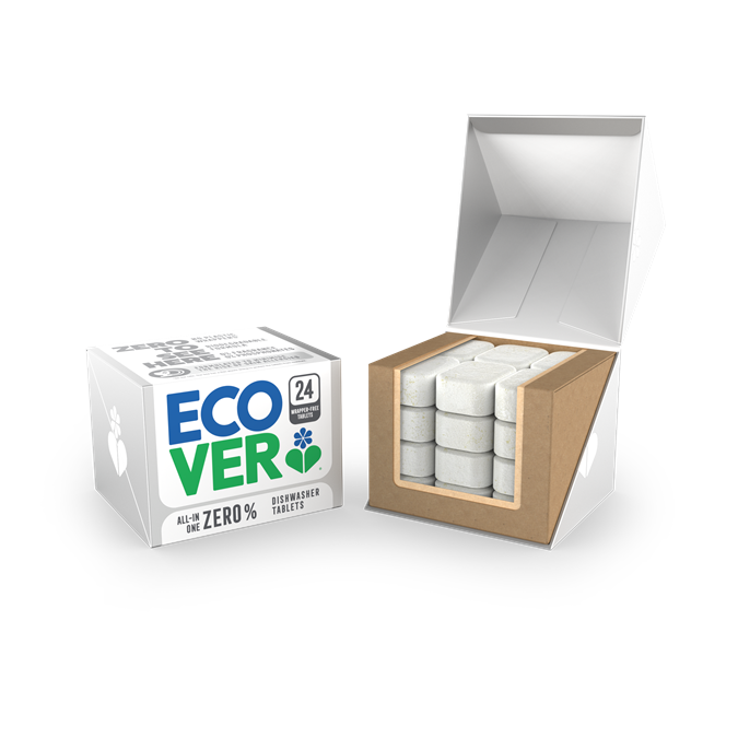 Ecover Maskindiskmedel Tabletter Parfymfritt, 24 st