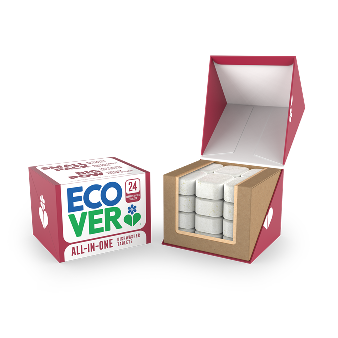 Ecover Maskindiskmedel Tabletter Citrus All-in-One 24 st