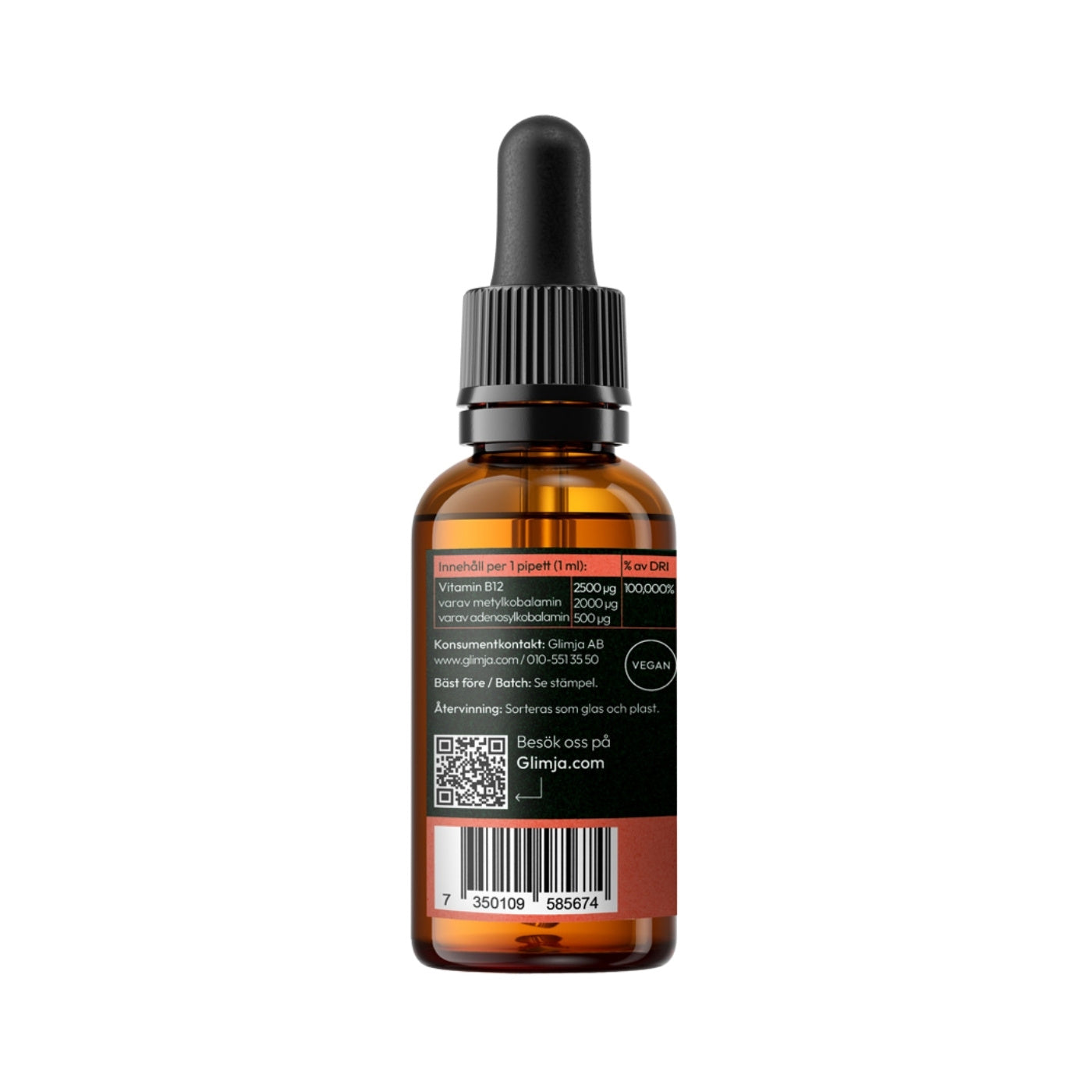 Liquid B-12 Active 100 ml - Glimja