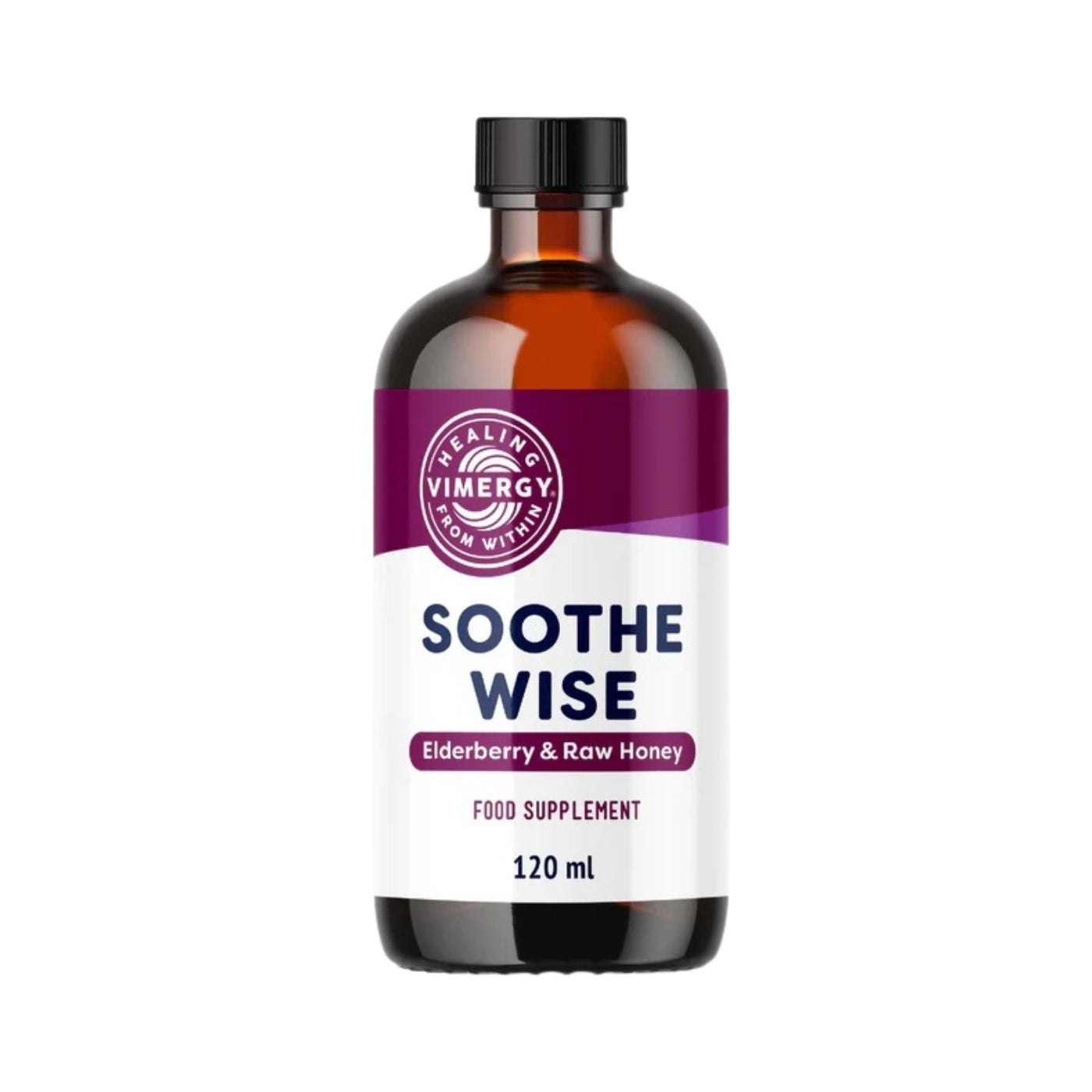 Vimergy Soothe Wise Elderberry & Raw Honey, 120 ml