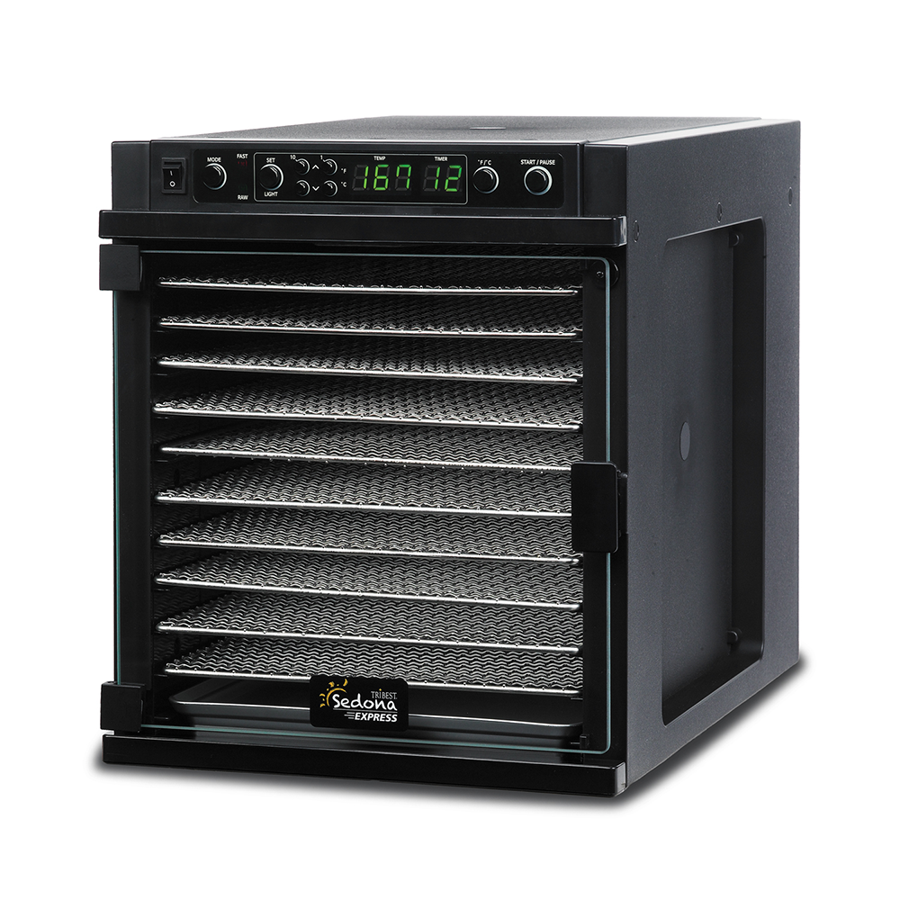 Sedona Express Dehydrator - Plastic Trays + Stainless Steel Trays
