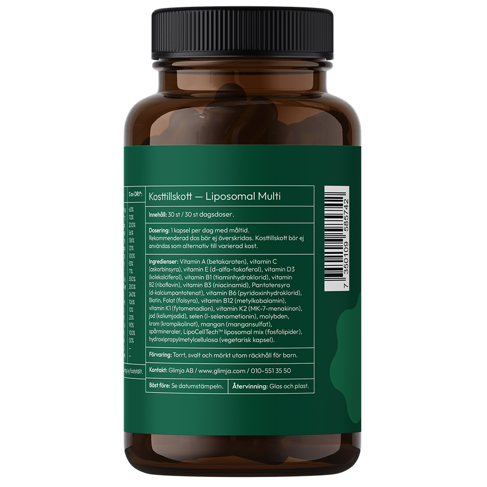 Glimja Liposomal Multi, 30 capsules