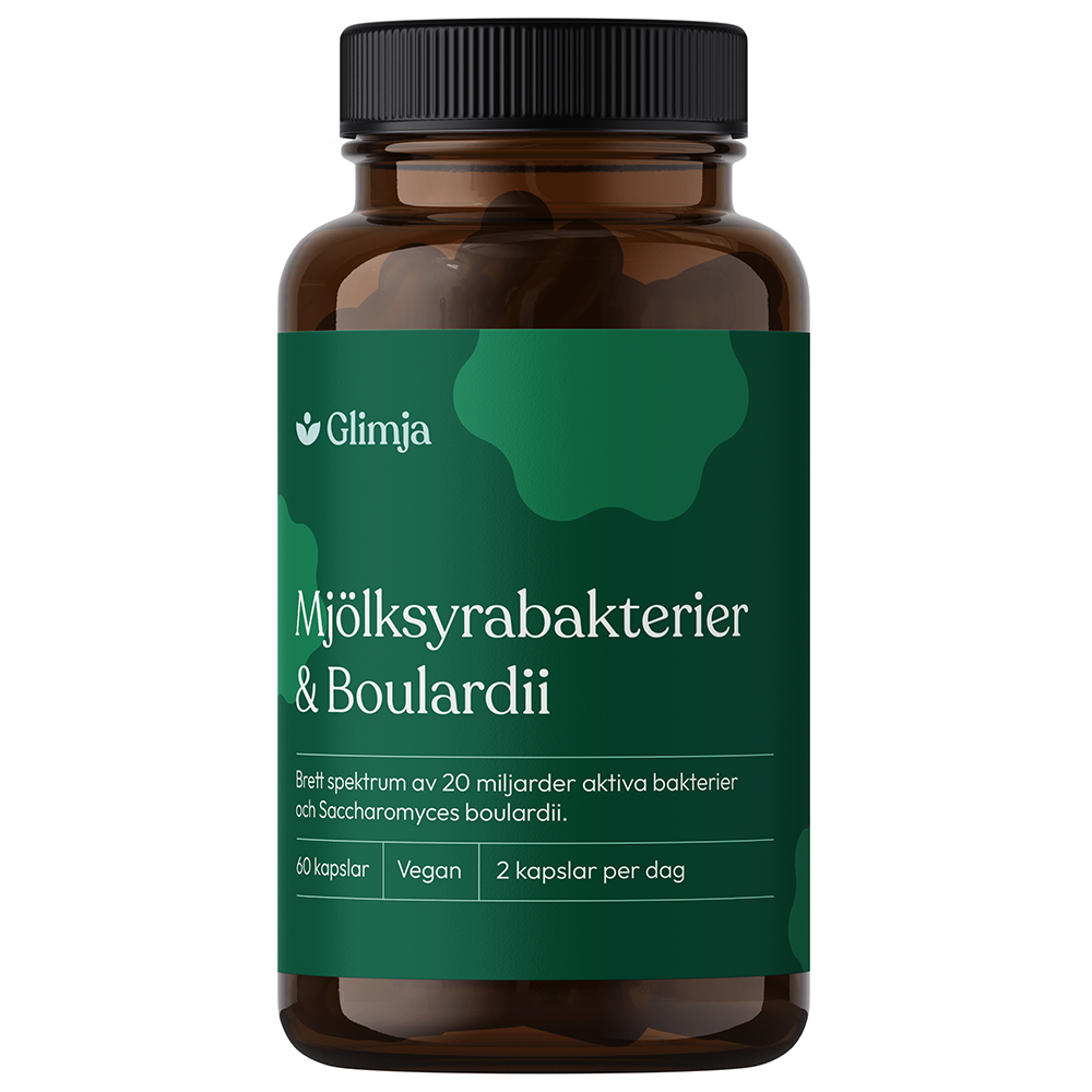 Glimja Lactic Acid Bacteria & Boulardii, 60 capsules