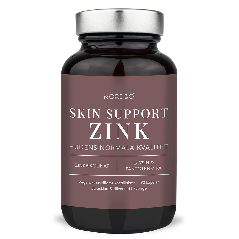 Nordbo - Skin Support Zink, 90 kapslar
