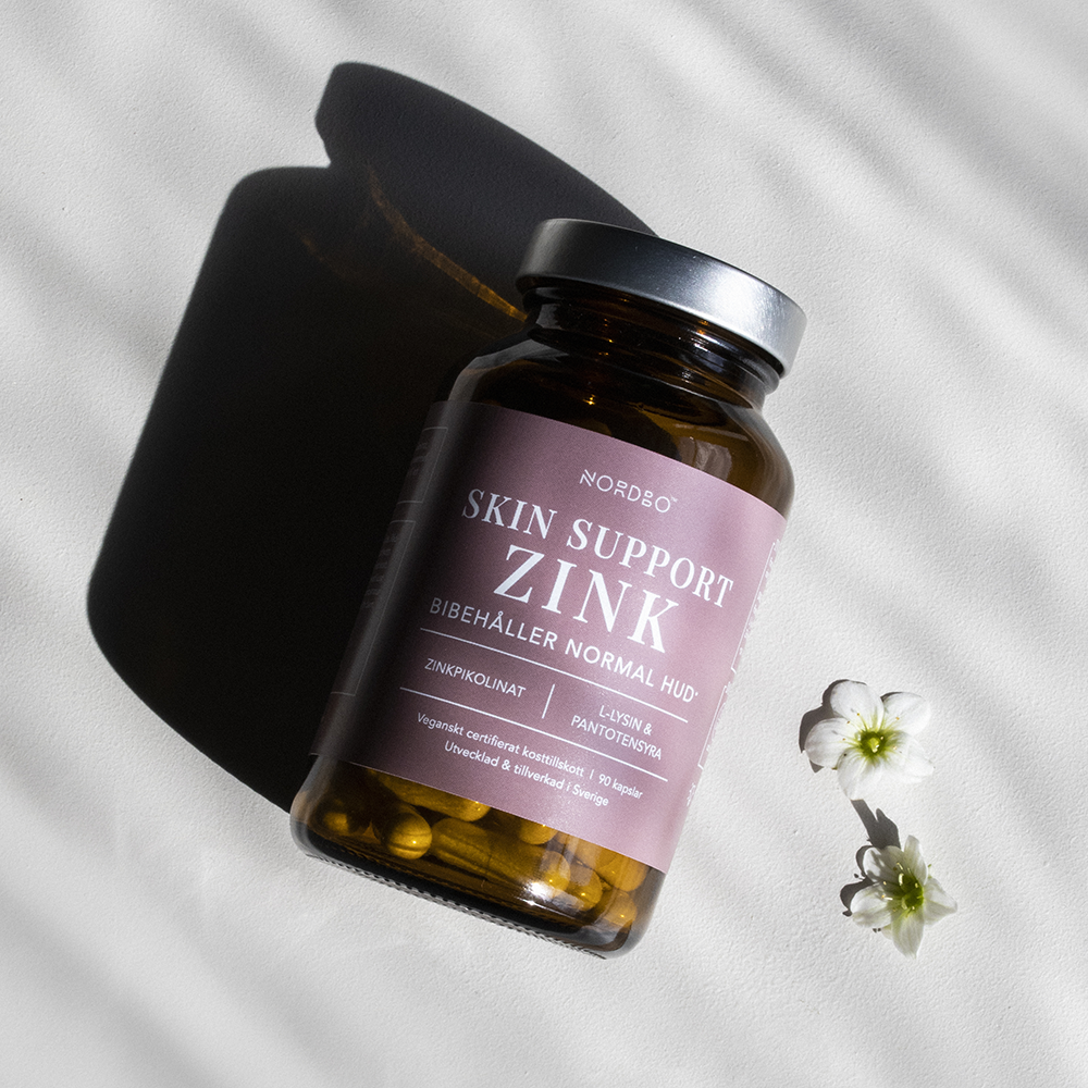 Nordbo - Skin Support Zink, 90 kapslar