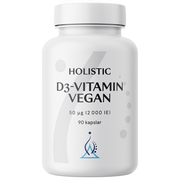 Holistic D3 Vitamin Vegan 2000, 90 capsules