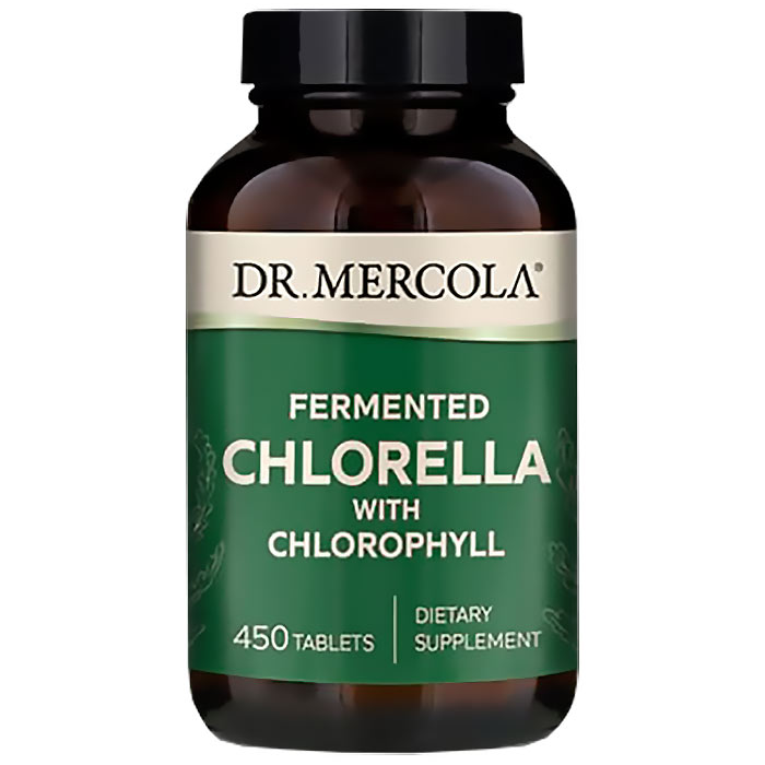 Dr Mercola Fermented Chlorella, 450 tablets