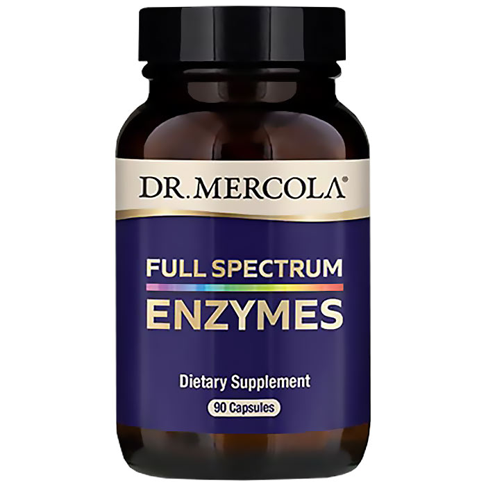 Dr Mercola Full Spectrum Enzymes, 90 capsules