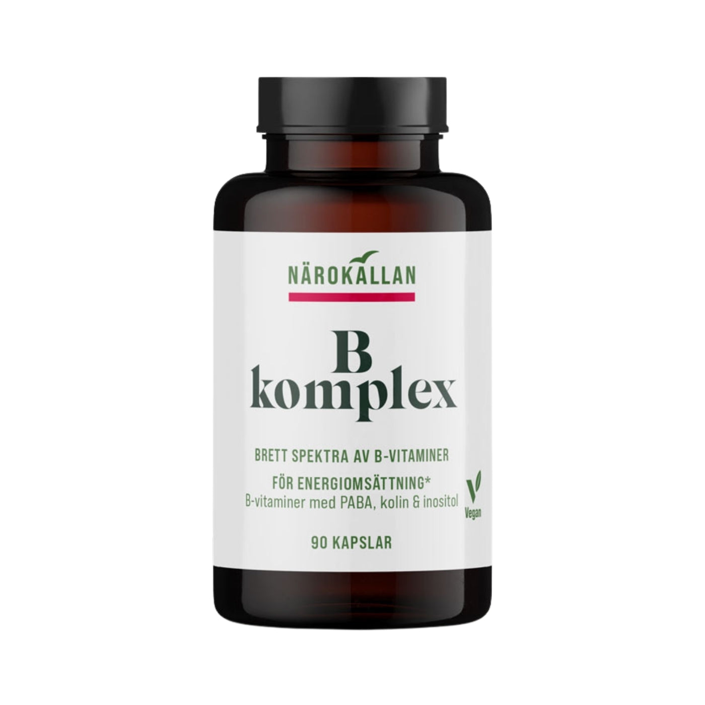Närokällan B-komplex, 90 kapslar
