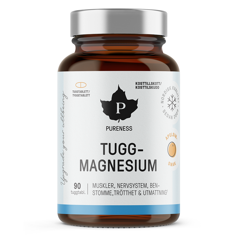 Pureness Tuggmagnesium, 90 tuggtabletter