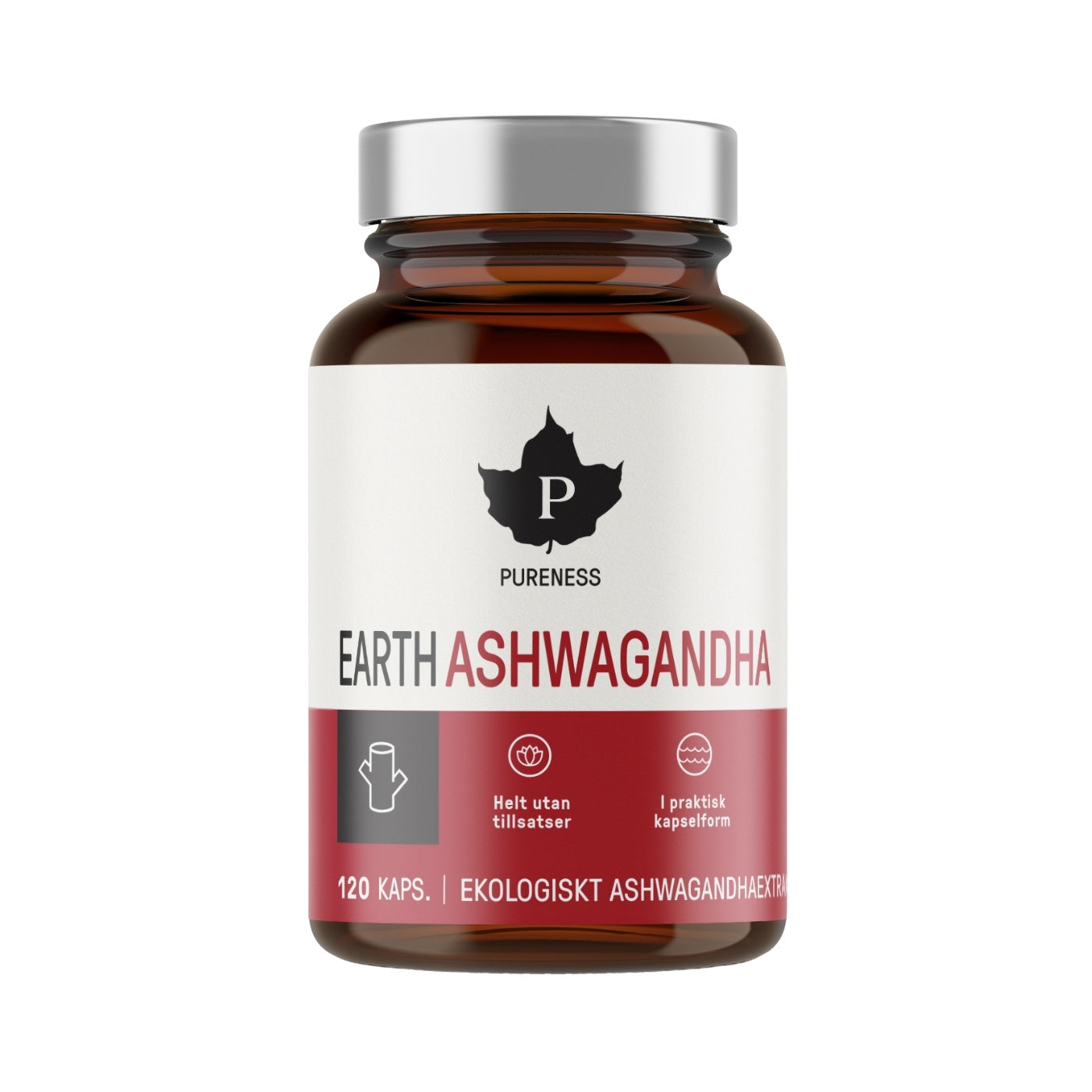 EARTH Ashwagandha 120 capsules - Pureness