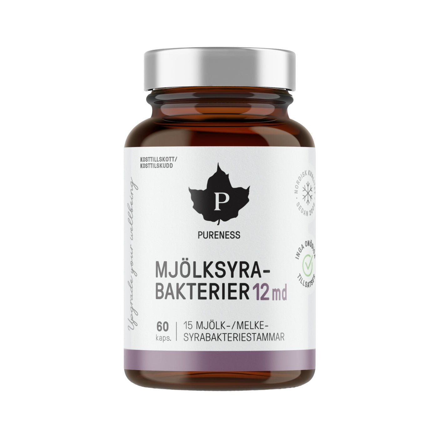 Lactic Acid Bacteria 12 md 60 capsules - Pureness