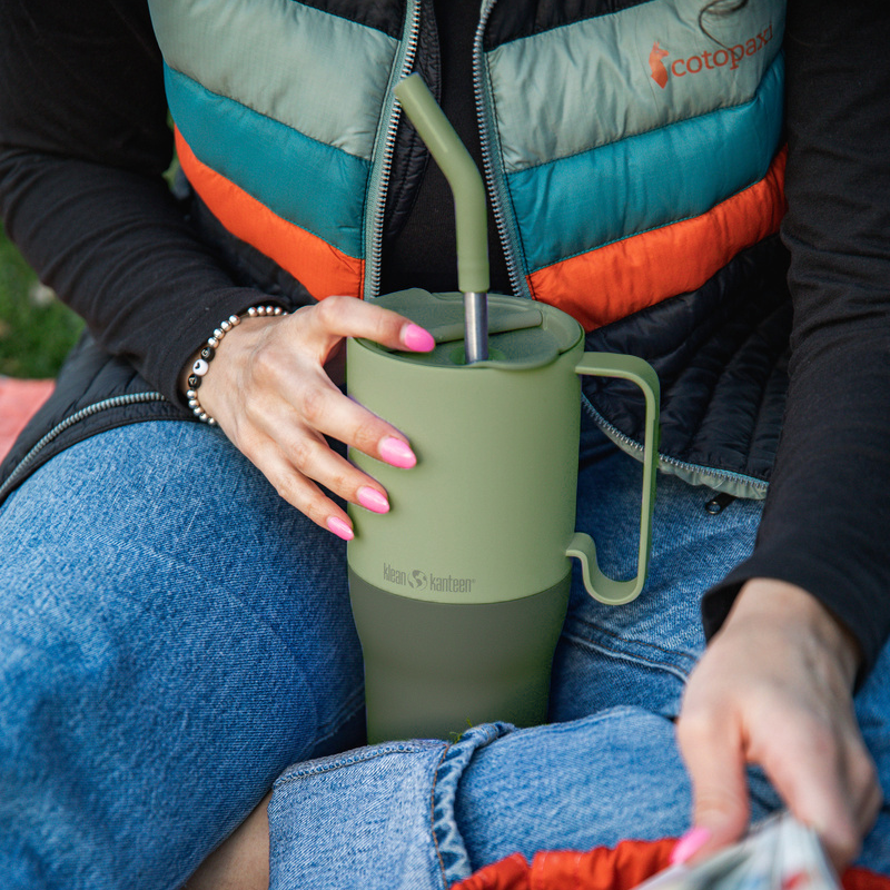 Klean Kanteen - Rise Tumbler Flip Straw Lid, Sea Spray - 1065 ml