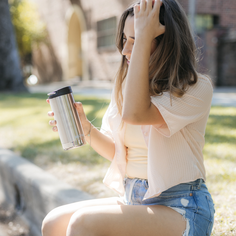 Klean Kanteen - Insulated TKWide Café Cap, Peach Parfait - 355 ml