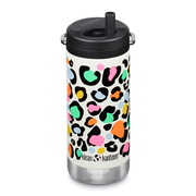 Klean Kanteen - Isoleret TKWide Twist Cap, Leopard Print - 355 ml