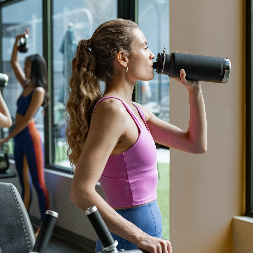 Klean Kanteen - Insulated TKWide Chug Cap, Black - 946 ml