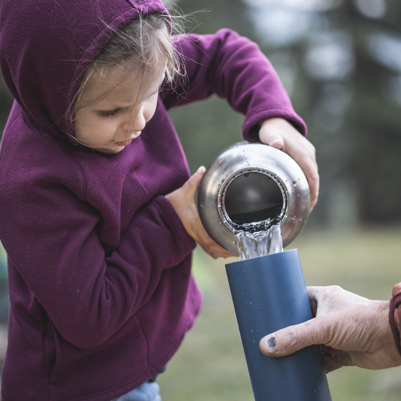 Klean Kanteen - Insulated TKWide Loop Cap, Brushed Stainless - 1900 ml