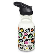 Kid Kanteen - Water Bottle Flip Seal Sport Cap, Leopard Print - 355 ml