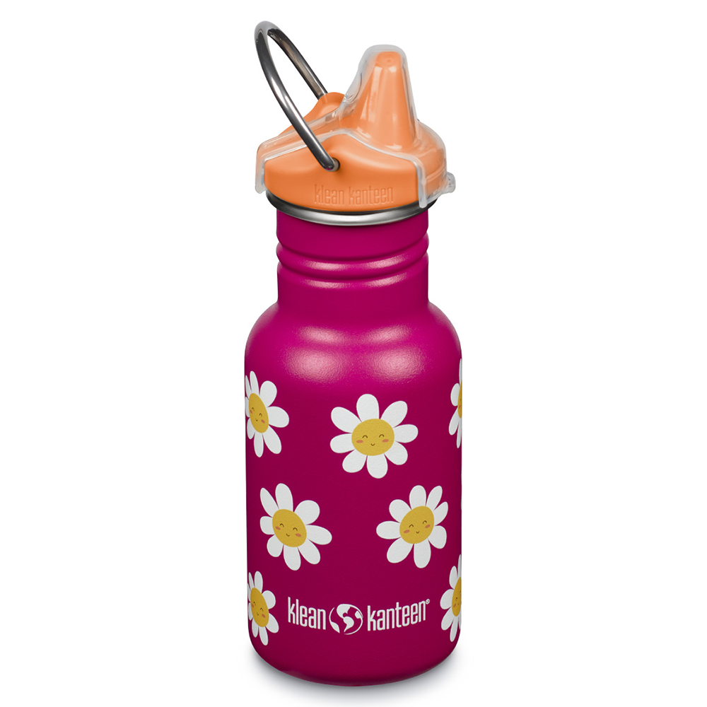Kid Kanteen - Sippy Cup Sippy Cap, Happy Flowers - 355 ml